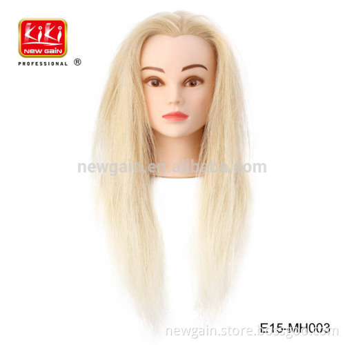 Training Mannequin Head. human hair mannequin head. hair products